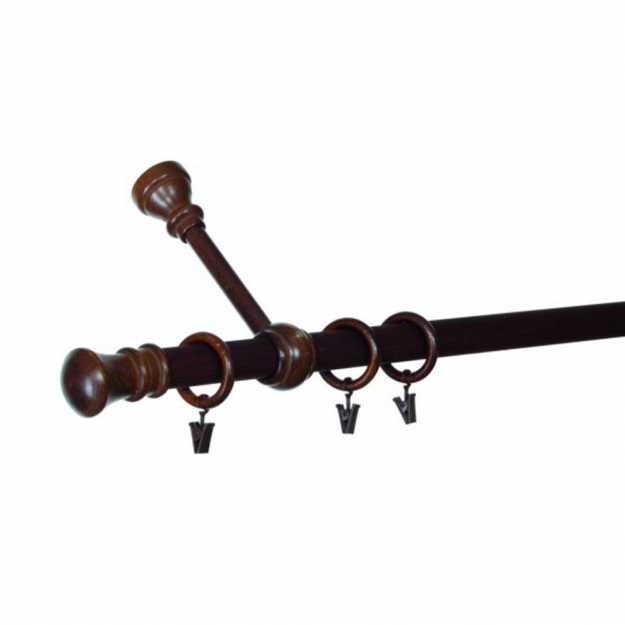 Drevená garniža STANDARD MONAKO Wenge - jednotyčová