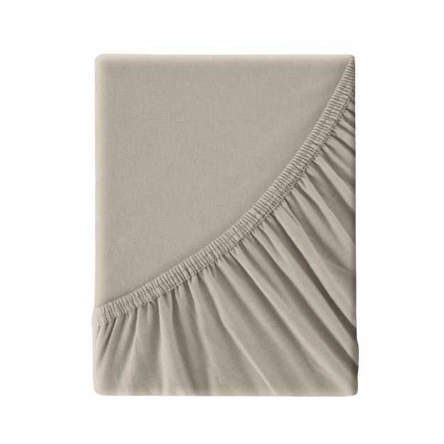 Napínacia plachta JERSEY3 140x200 cm béžová