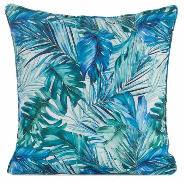 Vodeodolná obliečka na záhradný vankúš GARDEN6 45x45cm modrá/tyrkysová