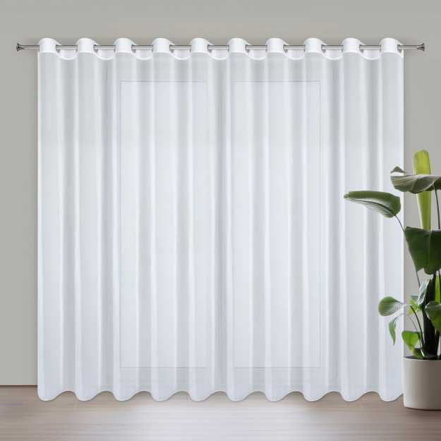 Záclona ARLETA na krúžkoch 350x270cm biela