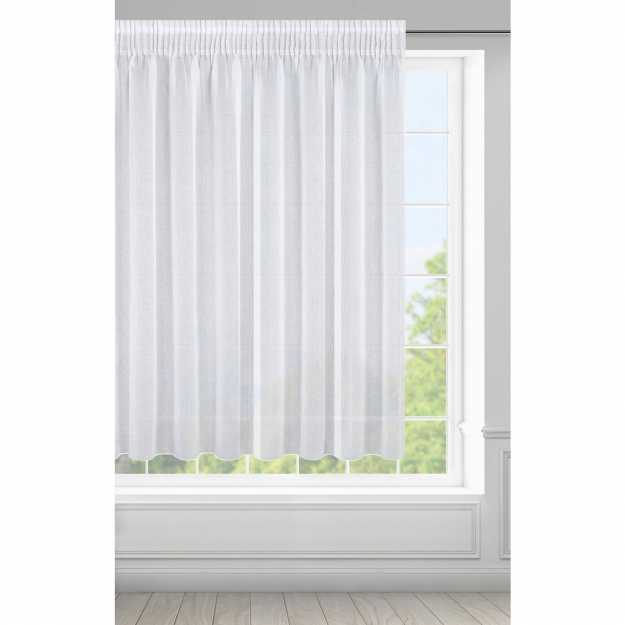 Záclona ELPIDIA na páske biela 350x150cm