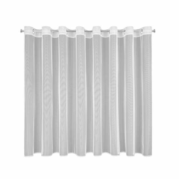 Záclona ESEL na krúžkoch biela 350x150cm