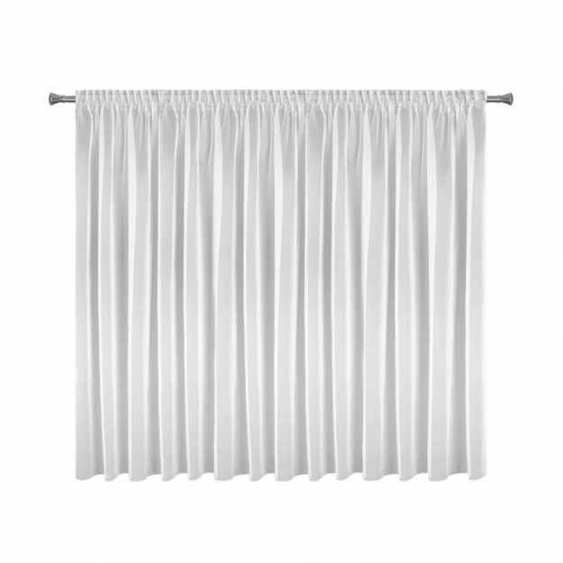 Záclona ESEL na páske biela 350x150cm