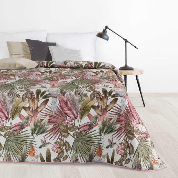 Zamatový prehoz na posteľ PARROT 170x210 cm