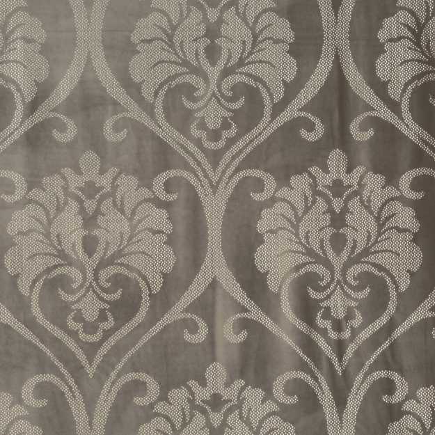 Zamatový záves DAMASK béžový/zlatý, 300cm