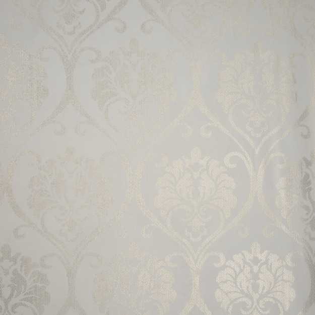 Zamatový záves DAMASK krémový/zlatý, 300cm