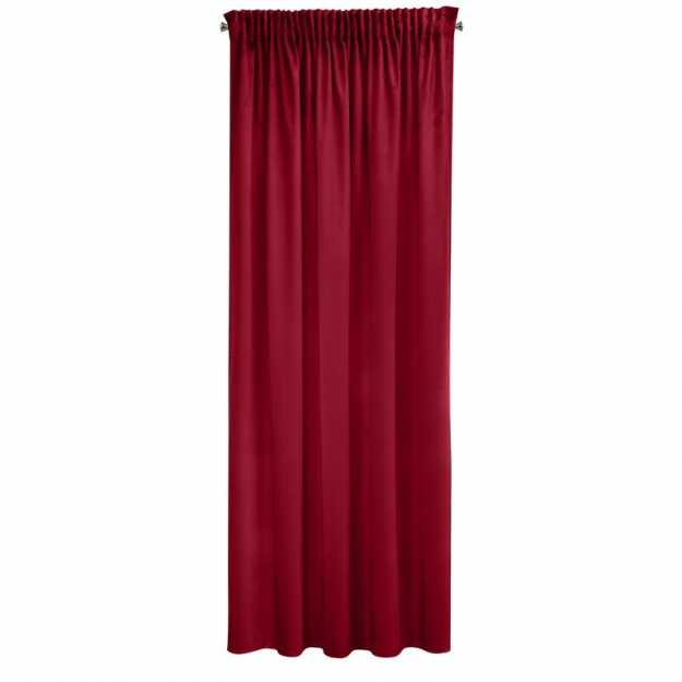 Záves PIERRE CARDIN SIBEL na páske bordový 140x270cm