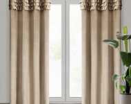 Záves ERIN na krúžkoch 140x250 cm tmavobéžový