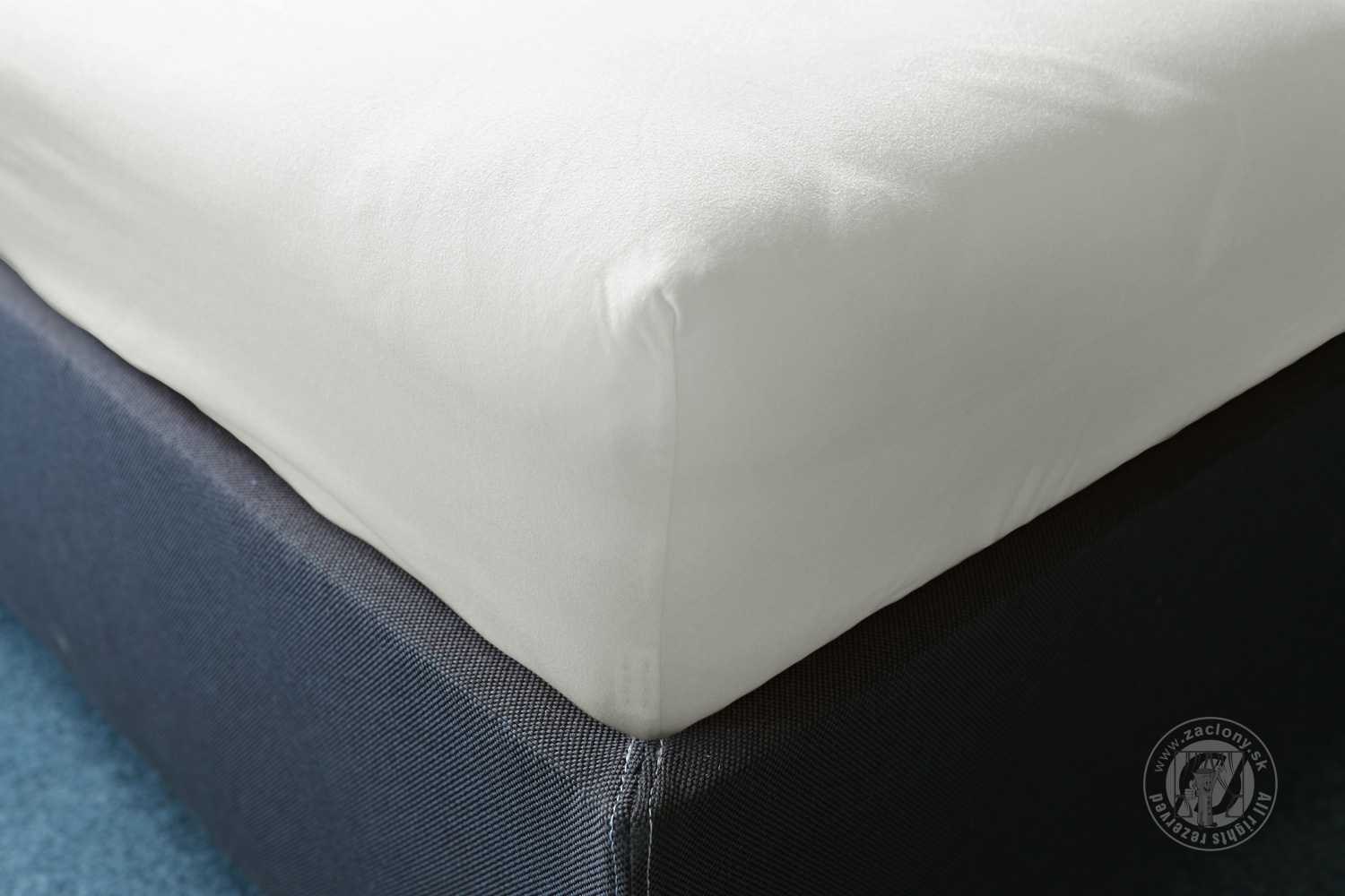 Napínacia plachta JERSEY 90x200 cm smotanová 2