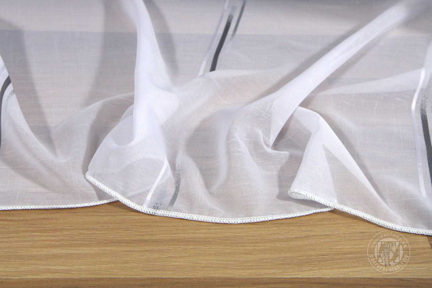 Záclona metráž 1128/810 biela