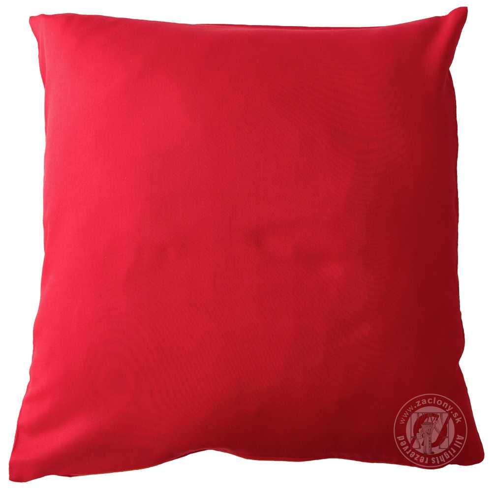 Obliečka saténová 40x40cm červená