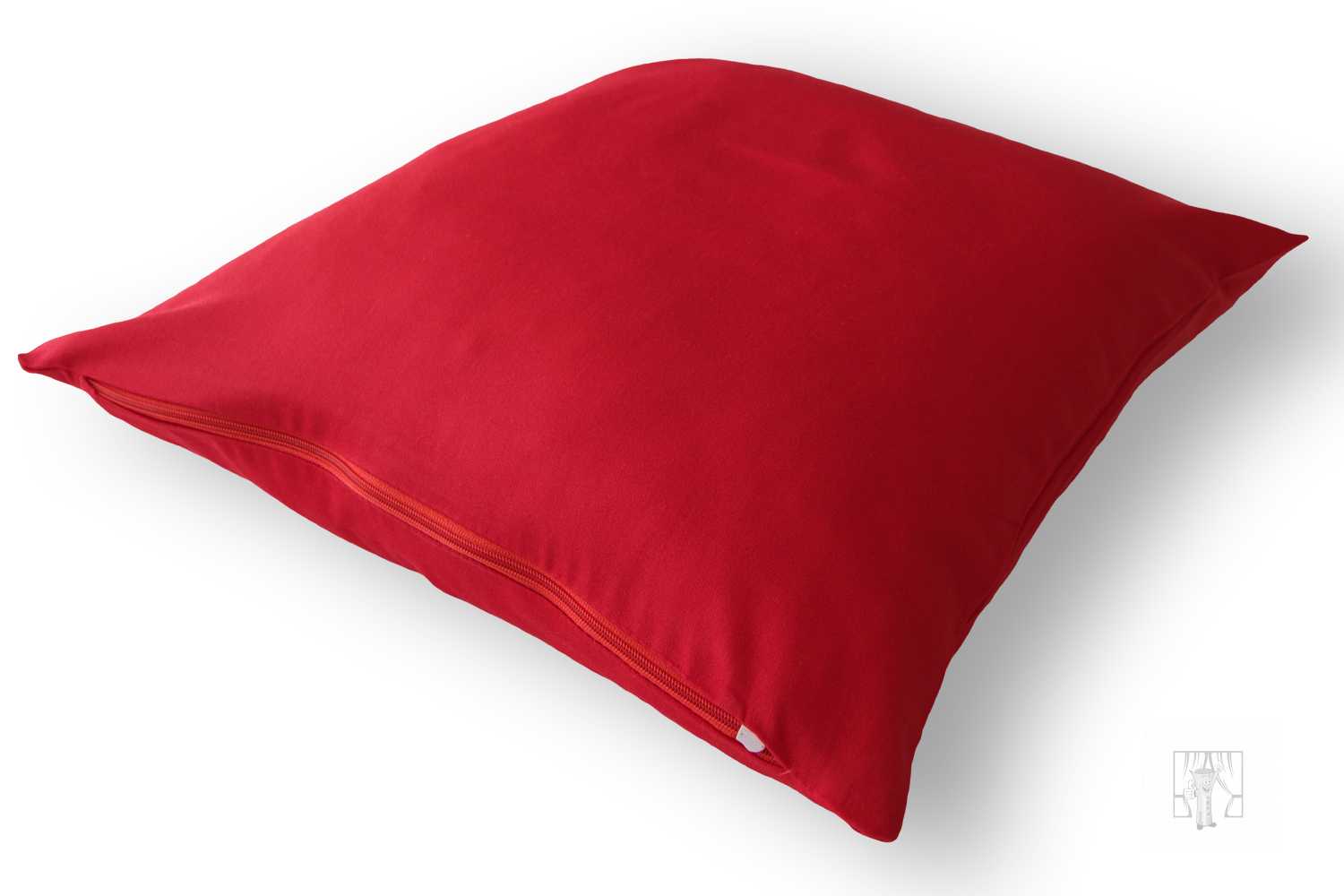 Obliečka saténová 40x40cm červená