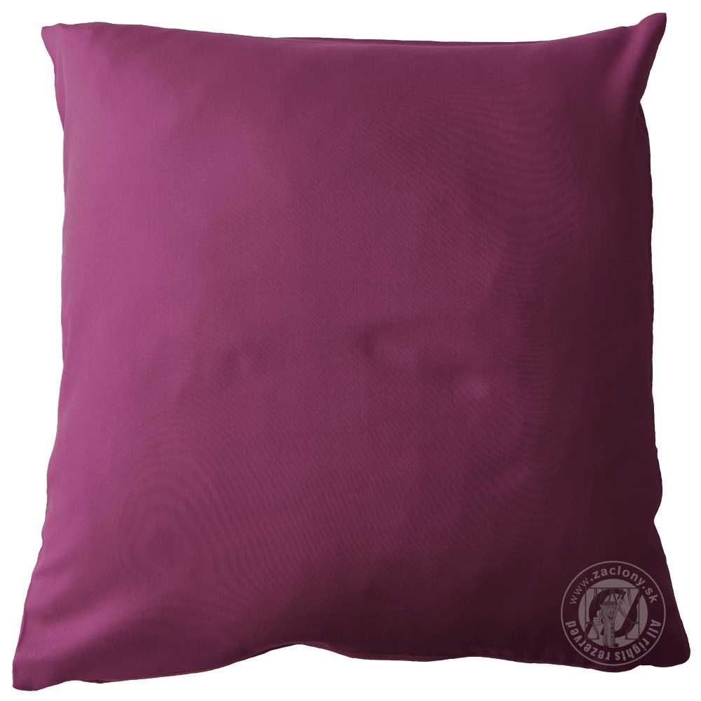 Obliečka saténová 40x40cm purpurová