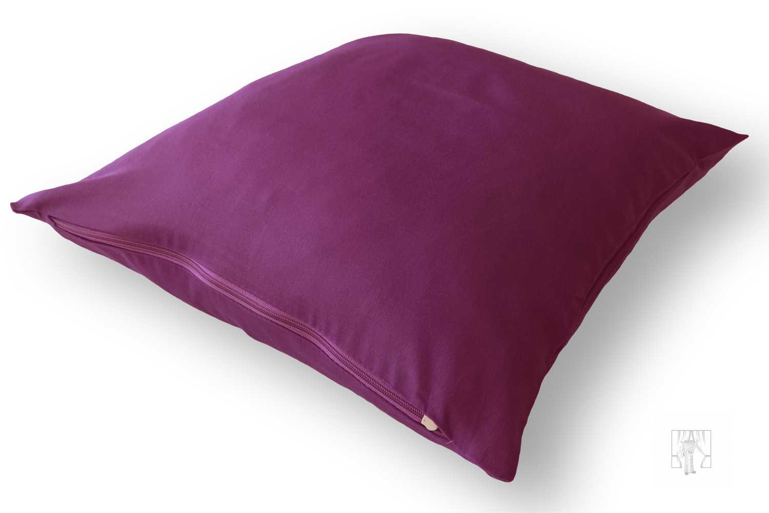 Obliečka saténová 40x40cm purpurová