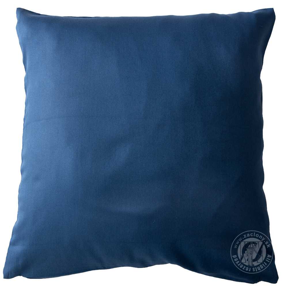 Obliečka saténová 40x40cm tmavomodrá