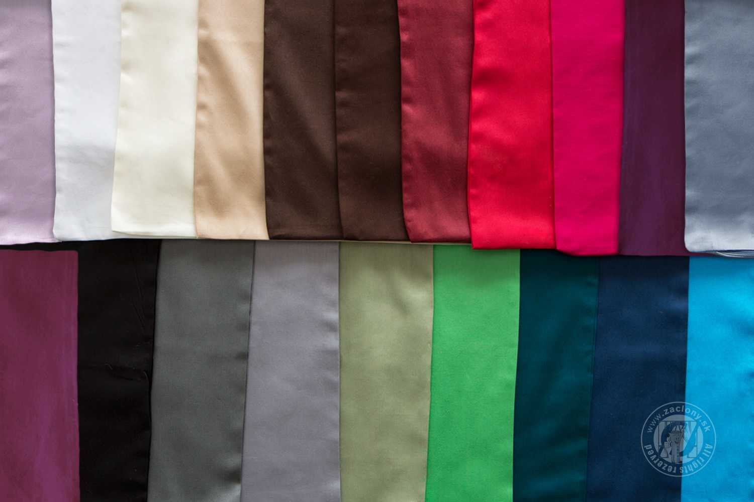 Obliečka saténová 40x40cm tmavomodrá