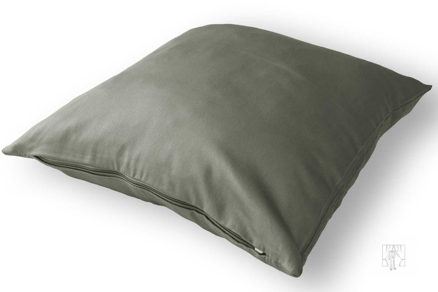 Obliečka saténová 40x40cm tmavosivá