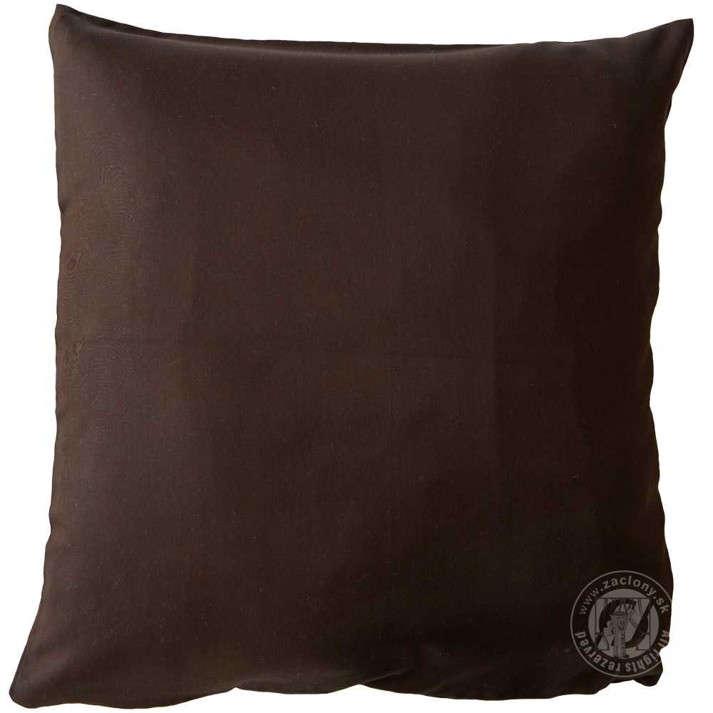Obliečka saténová 40x40cm čokoládová