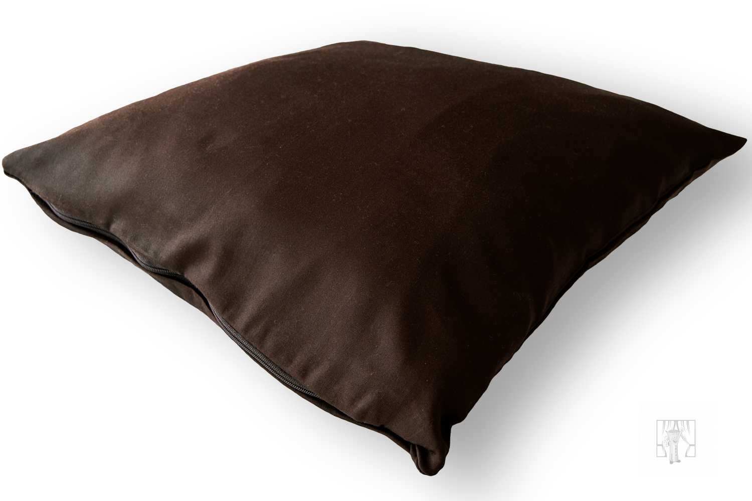 Obliečka saténová 40x40cm čokoládová
