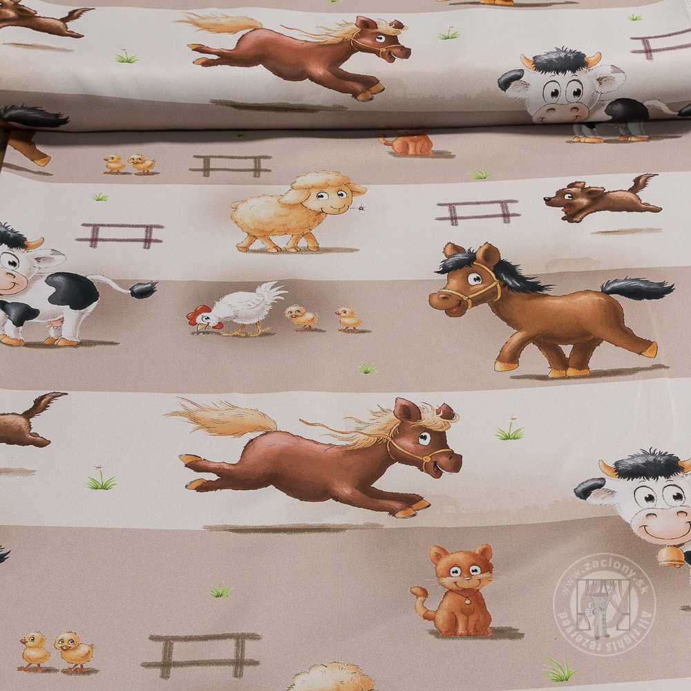 Dekoračná látka Dim out Farma 127