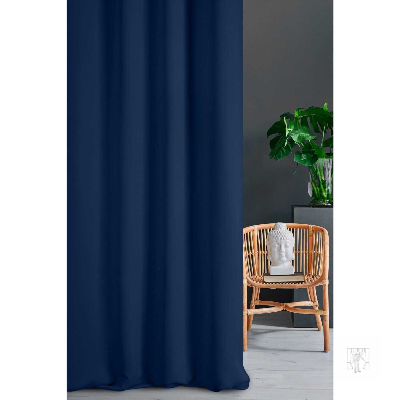 Záves BLACKOUT modrý