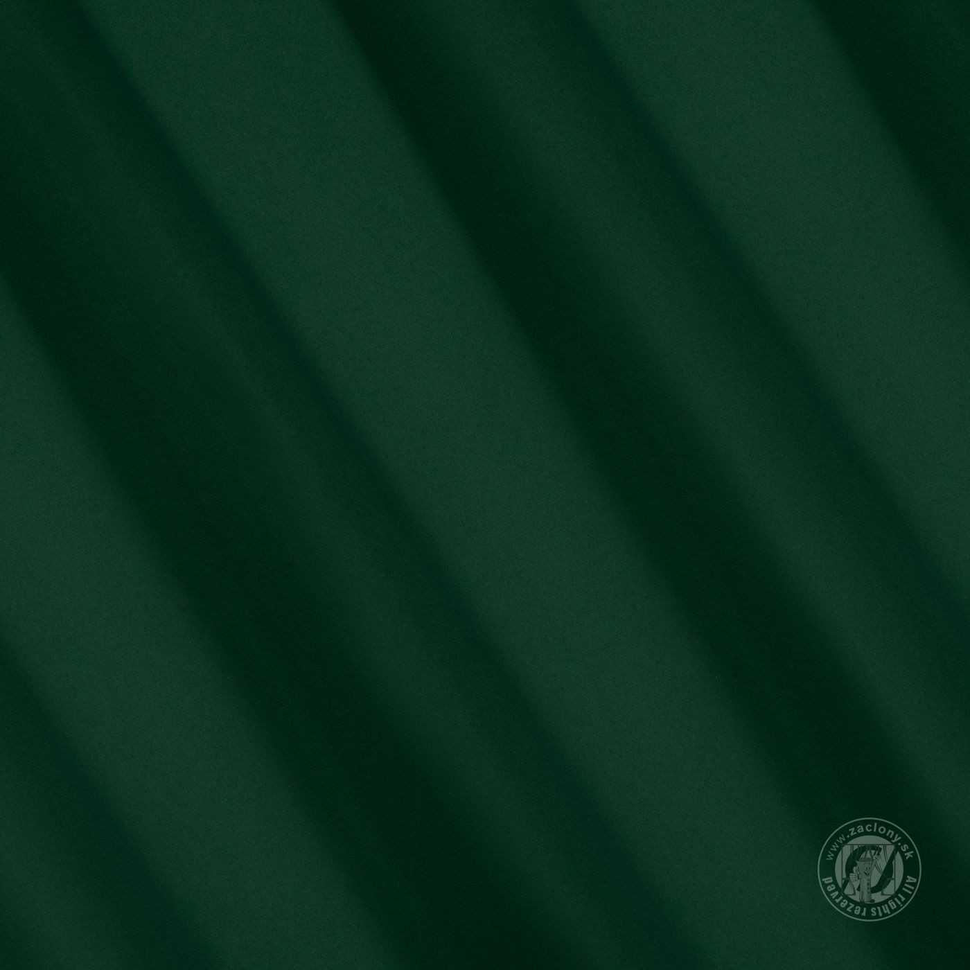 Záves PARISA na krúžkoch tmavozelený 135x250cm