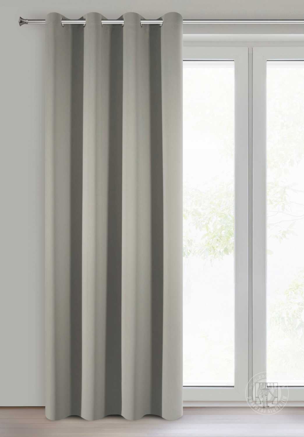 Záves PARISA na krúžkoch cappucino 135x250cm