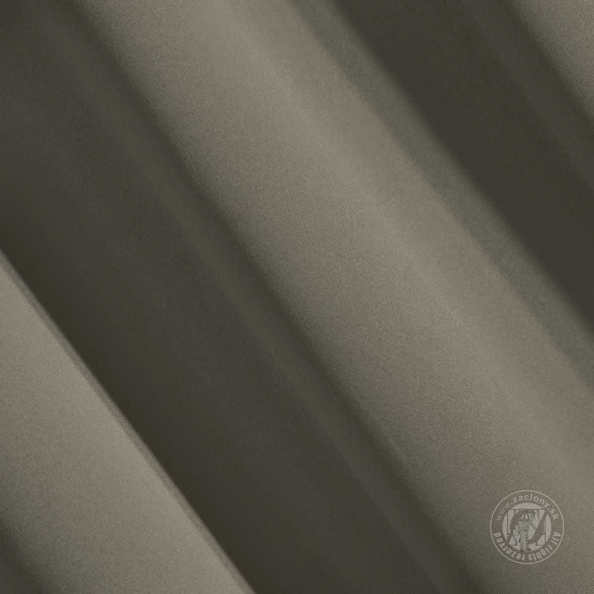 Záves PARISA na krúžkoch cappucino 135x250cm