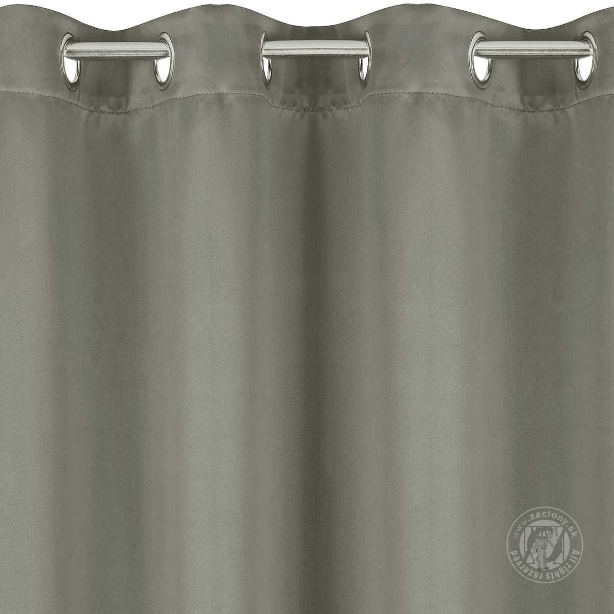 Záves PARISA na krúžkoch cappucino 135x250cm