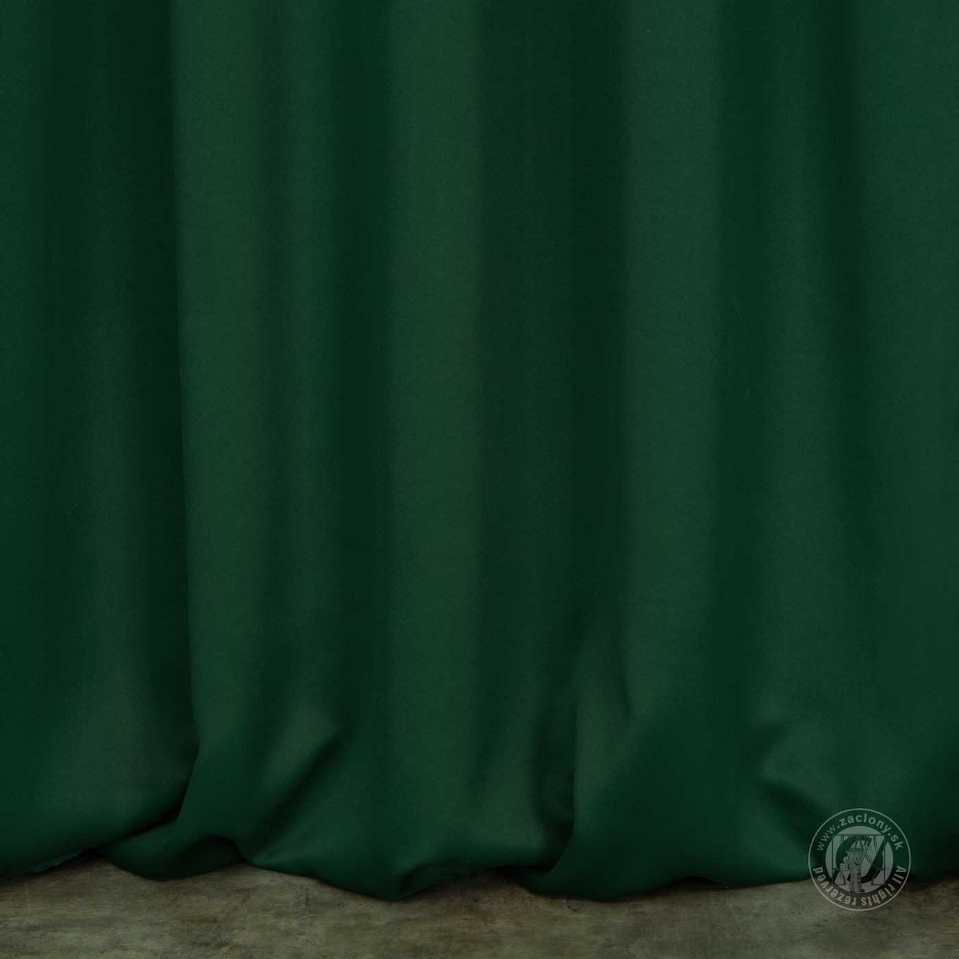 Záves PARISA na páske tmavozelený 135x270cm