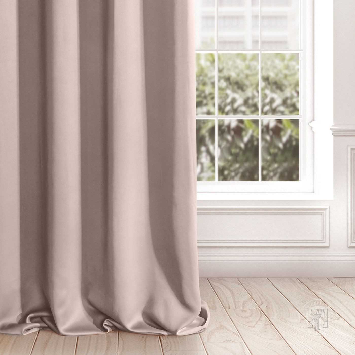 Záves LOGAN na páske 135x270cm púdrovoružový