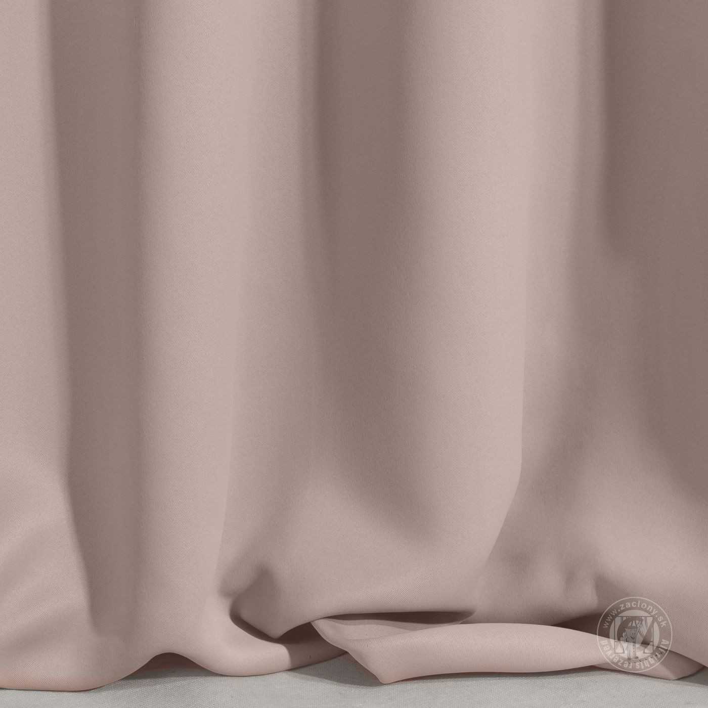 Záves LOGAN na páske 135x270cm púdrovoružový