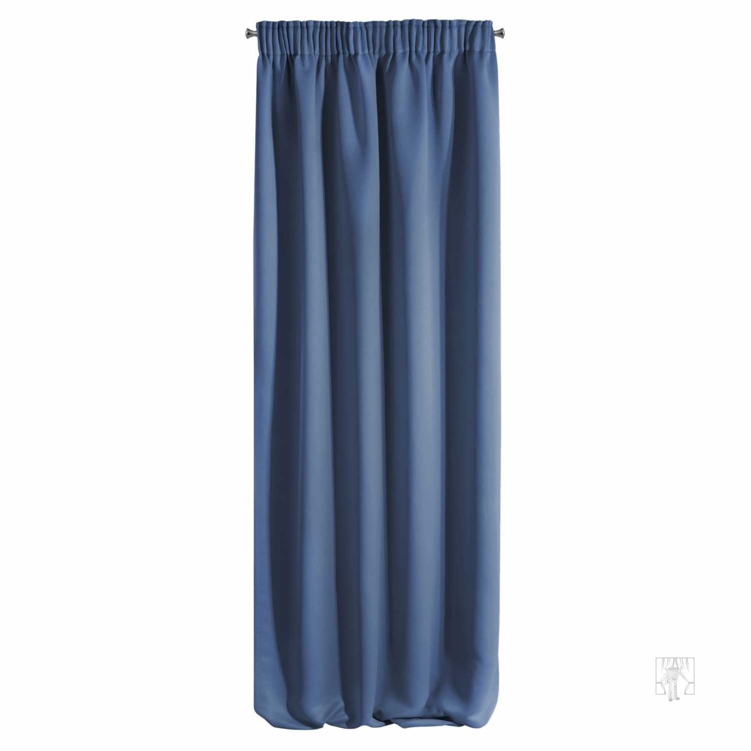 Záves PARISA na páske granátový 135x270cm