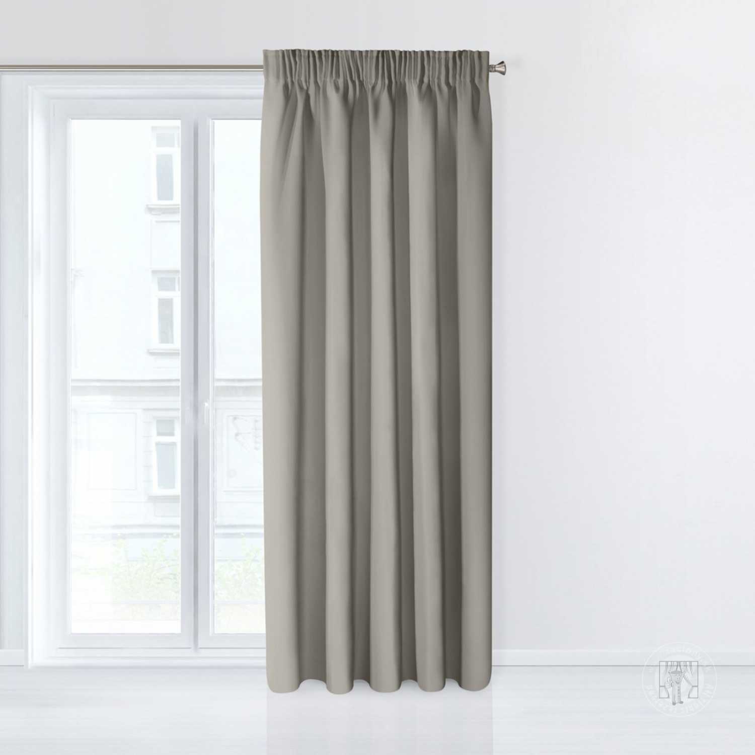 Záves PARISA na páske cappucino 135x270cm