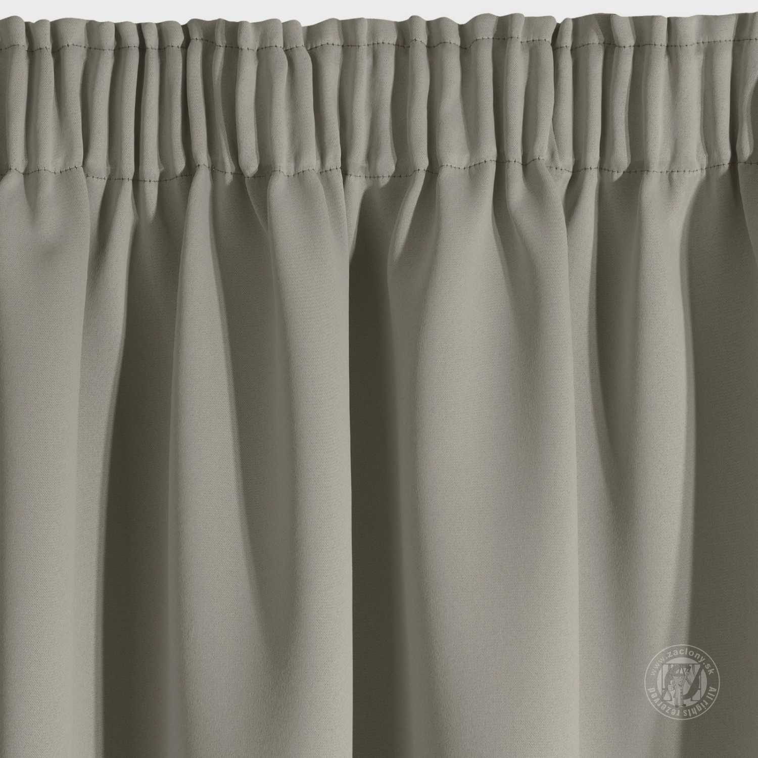 Záves PARISA na páske cappucino 135x270cm