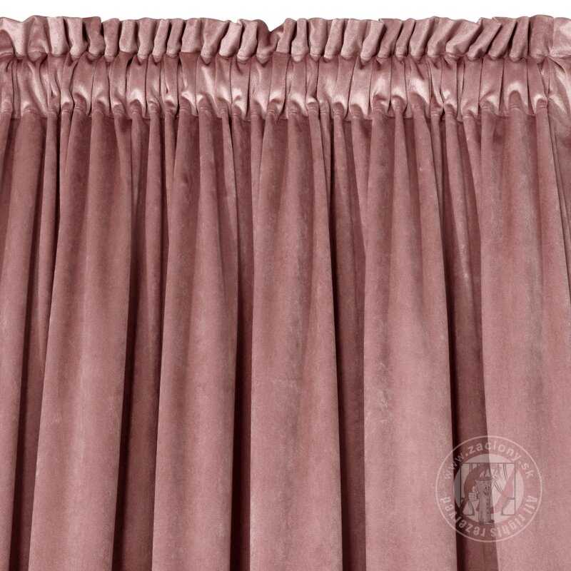 Záves MELANIE na páske staroružový 140x270cm