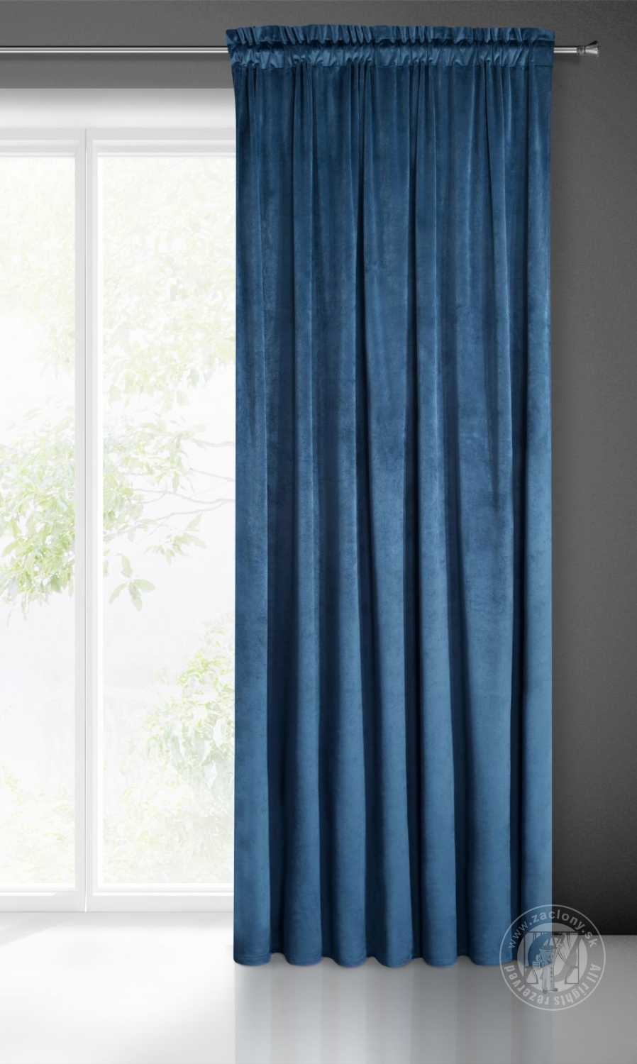 Záves MELANIE na páske granátový 140x270cm
