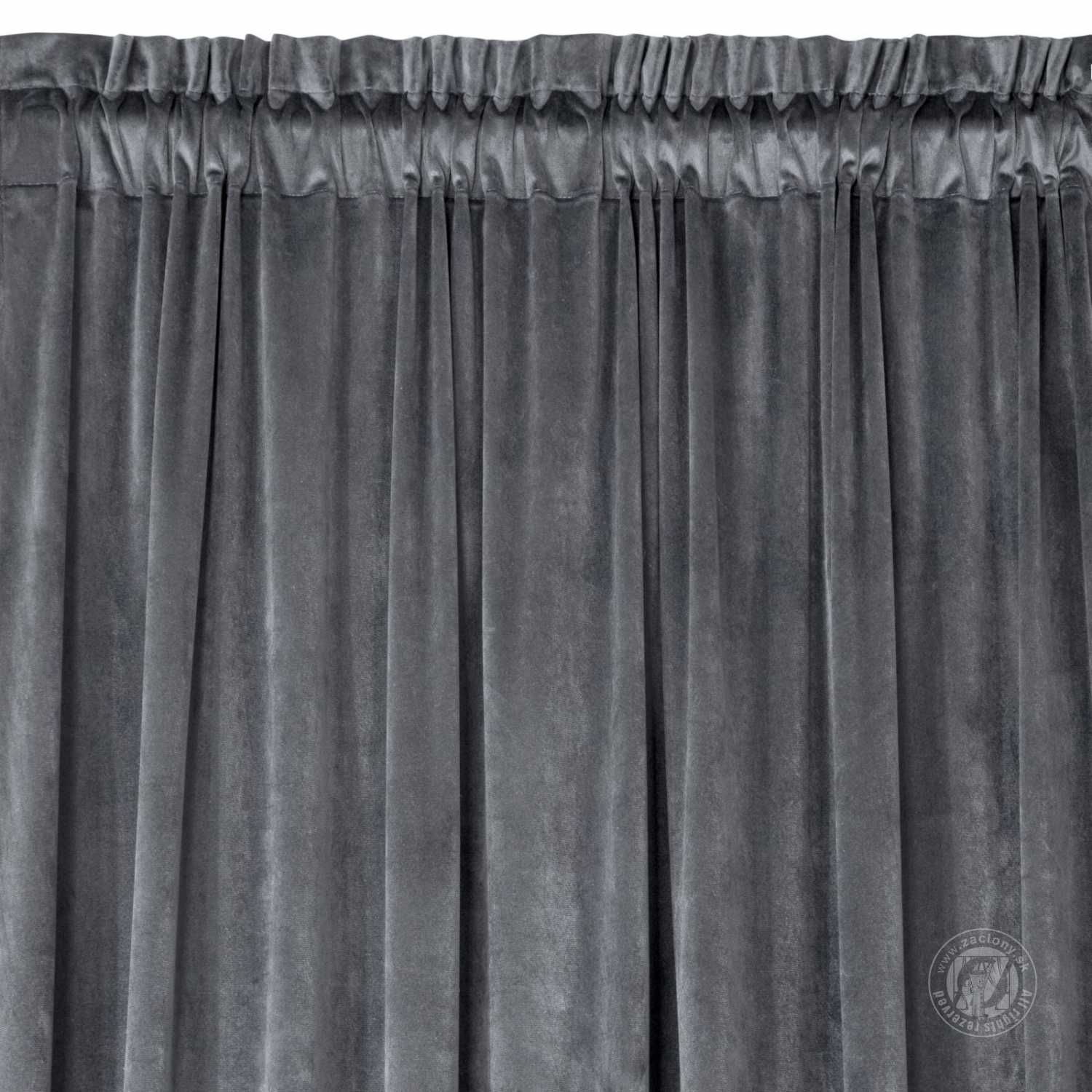 Záves MELANIE na páske oceľový 140x270cm