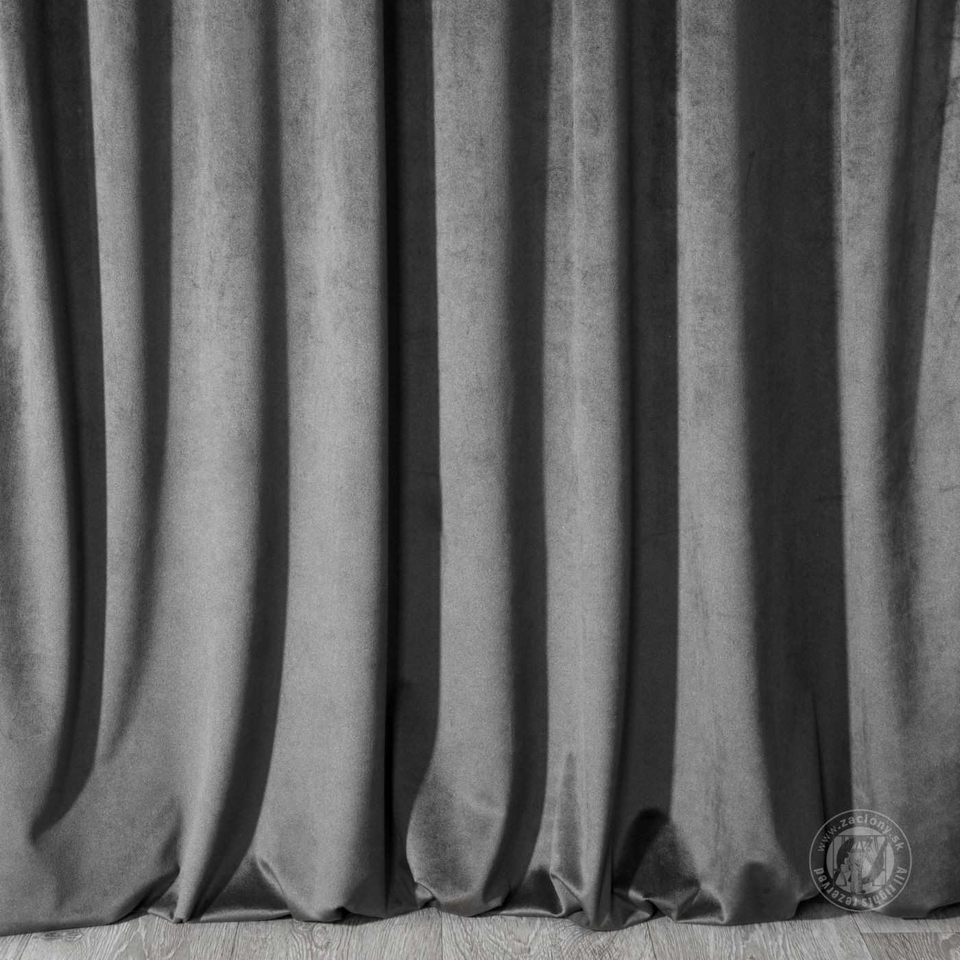 Záves MELANIE na krúžkoch oceľový 140x250cm