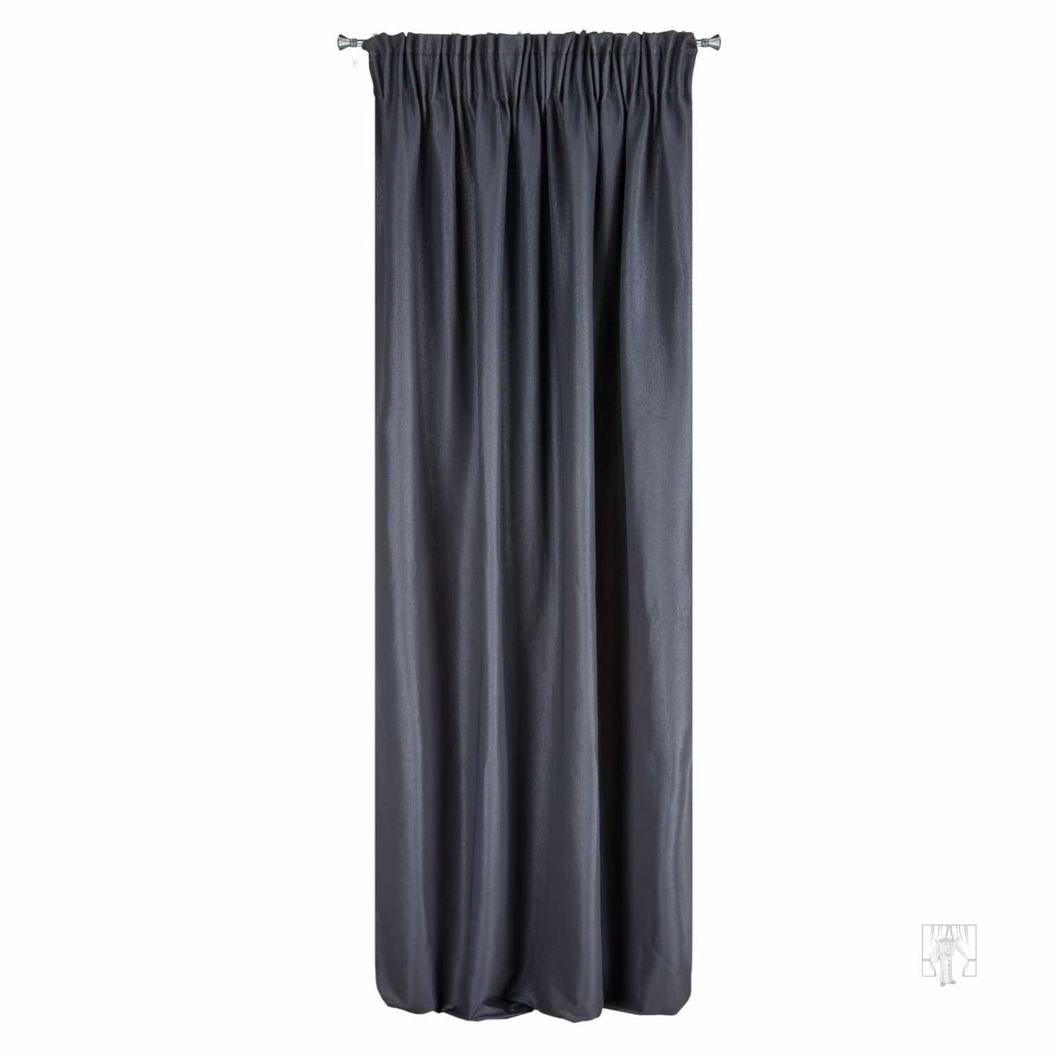 Záves AGGIE na páske námornicka modrá 140x270 cm