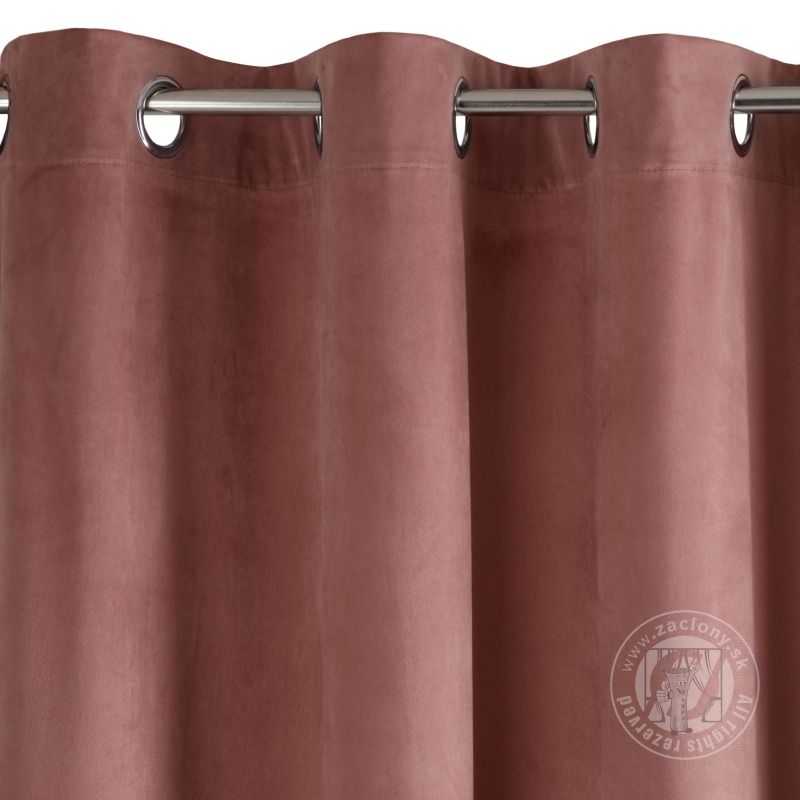 Záves PIERRE na krúžkoch staroružový 140x250cm