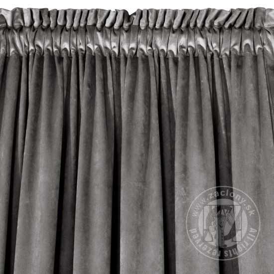 Záves PIERRE na páske oceľový 140x300cm