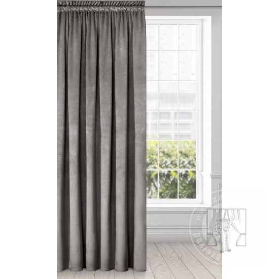 Záves PIERRE na páske oceľový 140x300cm