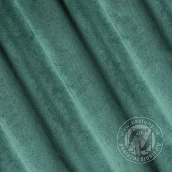 Záves PIERRE na páske tmavý tyrkysový 140x300cm