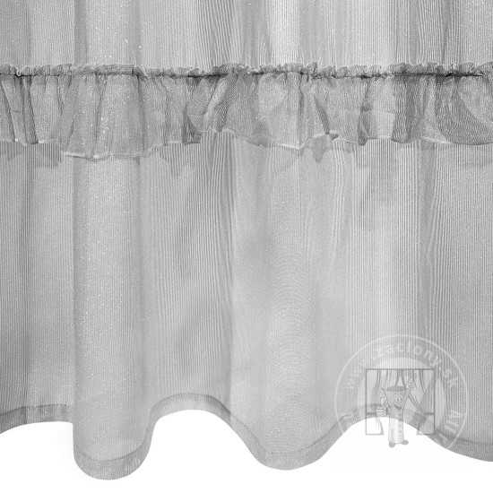 Záclona ARIANA 140x250 cm strieborná 