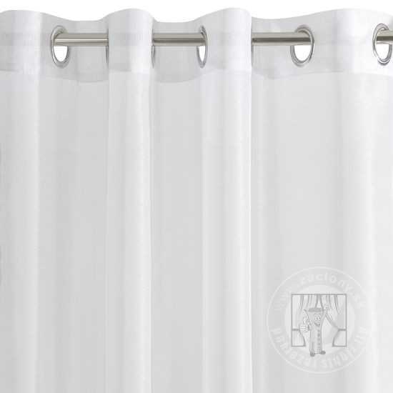 Záclona ESEL na krúžkoch biela 135x250cm