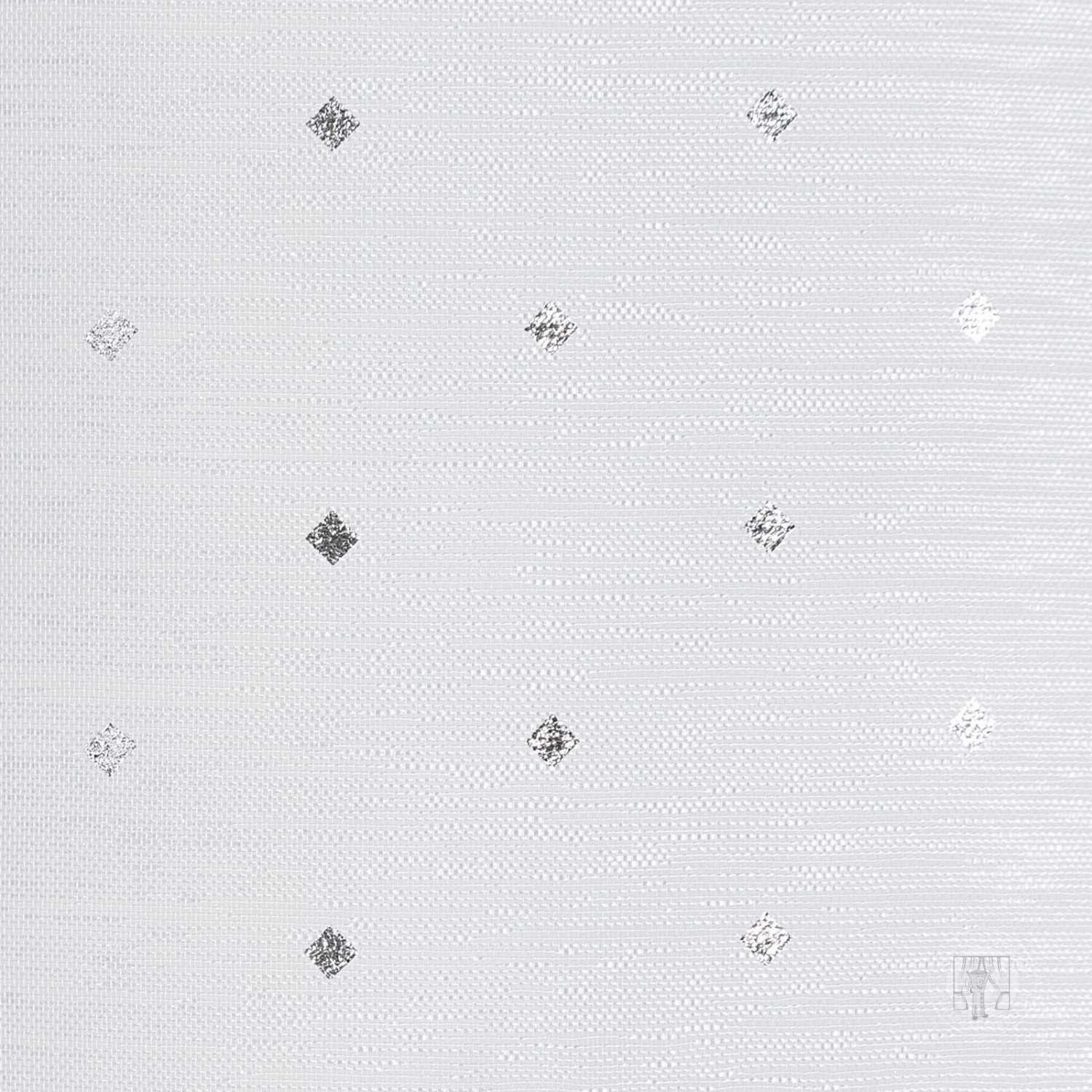 Záclona SIBEL bielo-strieborná 140x250cm