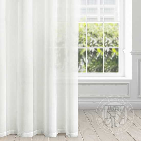 Záclona LUCY na krúžkoch krémová 140x250cm
