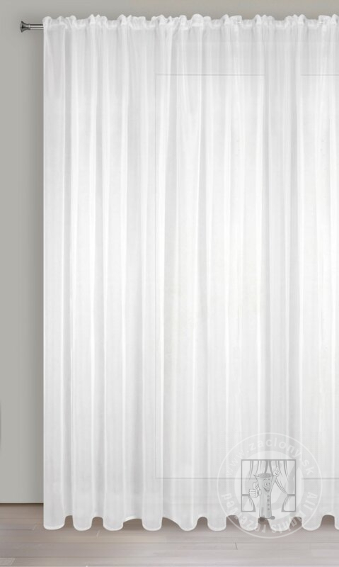 Záclona LUCY na páske biela 300x300cm