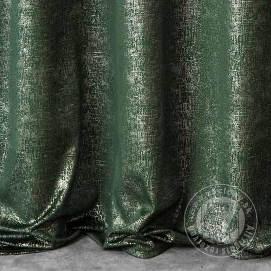 Záves na páske CYPRUS tmavozelený 140x270cm